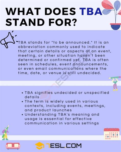 tba meaning in lotto|TBA definition in American English .